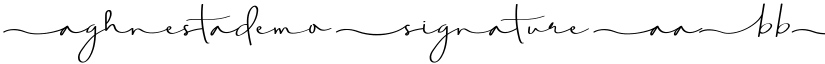Aghnestademo font download