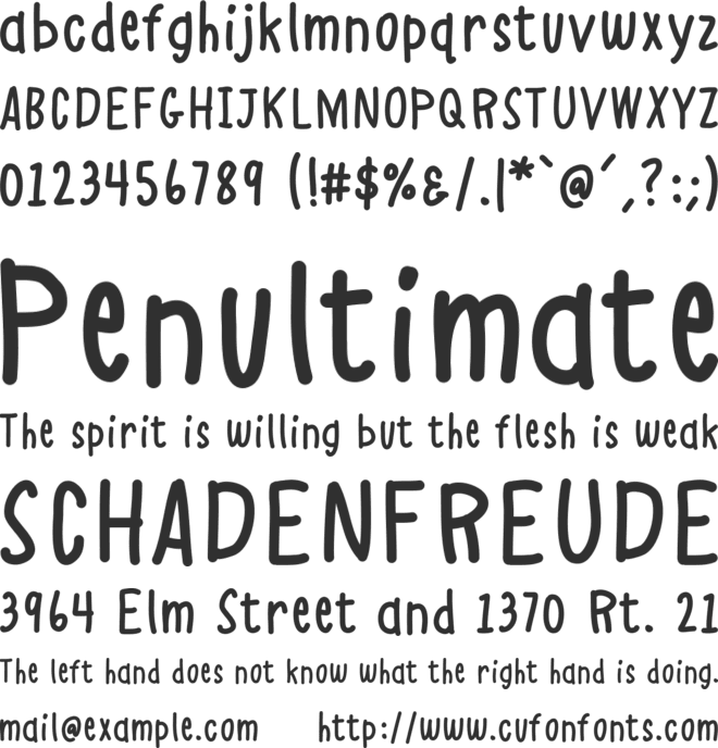 K26AlphaCasual font preview