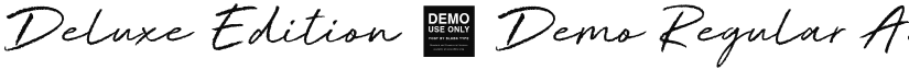Deluxe Edition - Demo font download