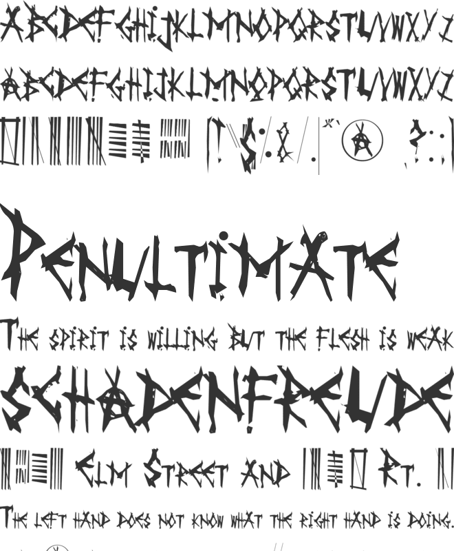 AnarK font preview