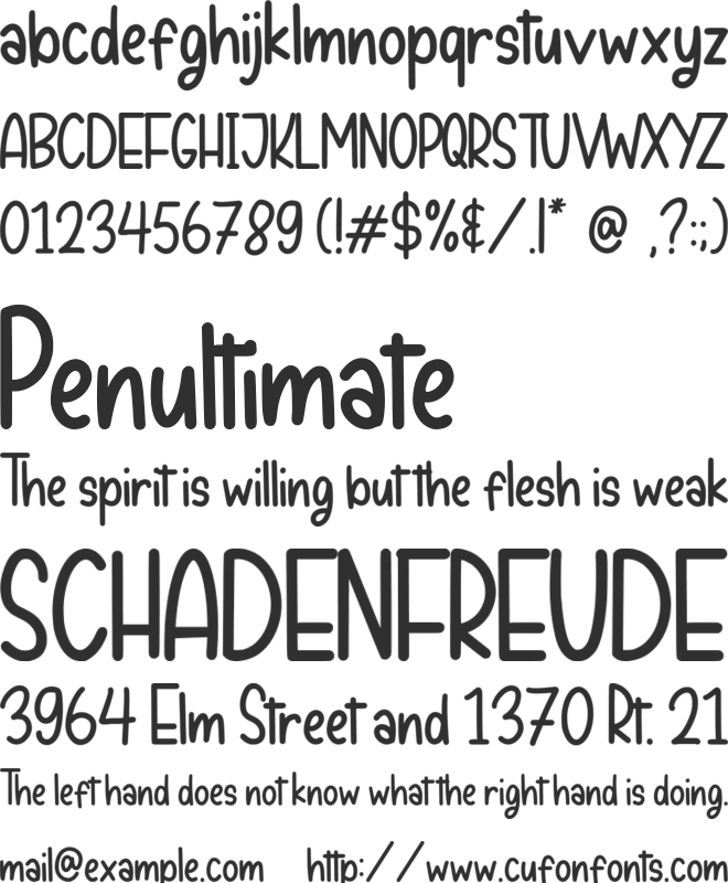 peachyday font preview