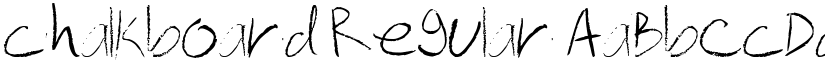 chalkboard Regular font