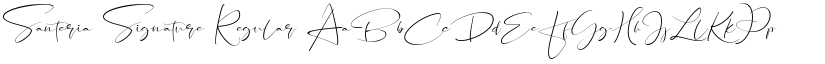 Santeria Signature font download