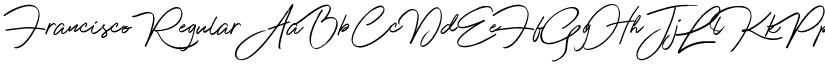 Francisco Regular font