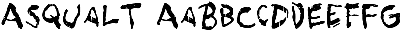 Asqualt font download