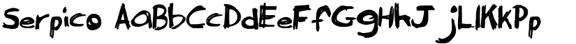 Serpico font