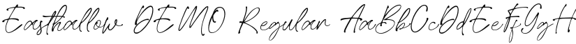 Easthallow DEMO font download