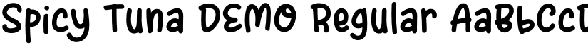 Spicy Tuna DEMO Regular font