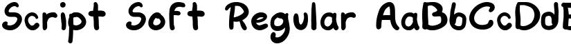 Script Soft Regular font