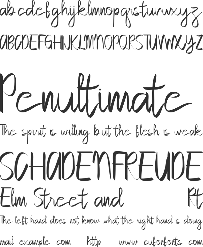 Within Life Demo font preview