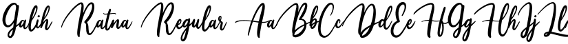 Galih Ratna Regular font