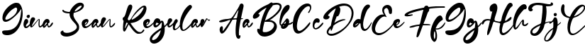 Gina Sean Regular font