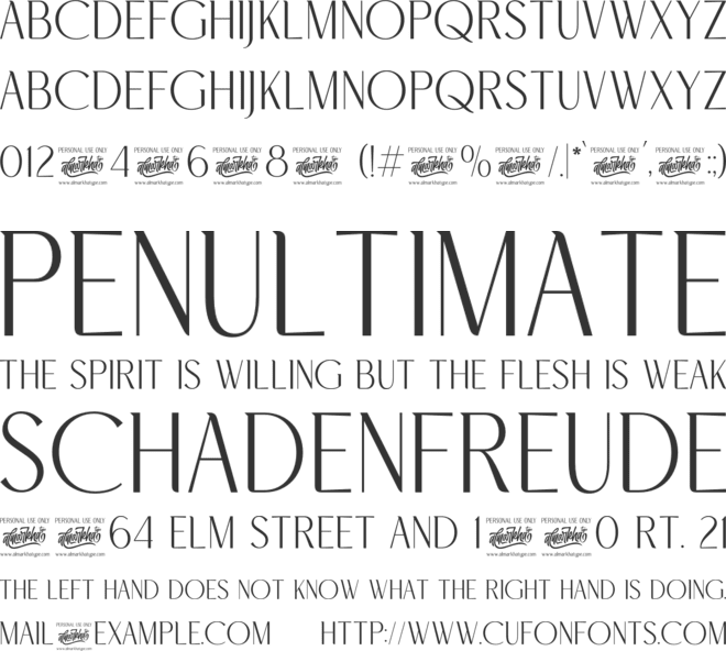 Brolachess font preview