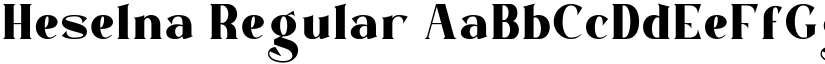 Heselna font download