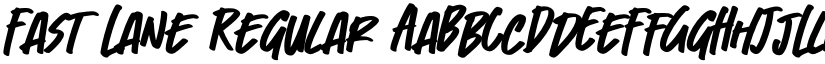Fast Lane font download