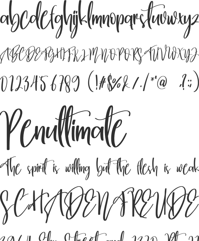 Gnome font preview