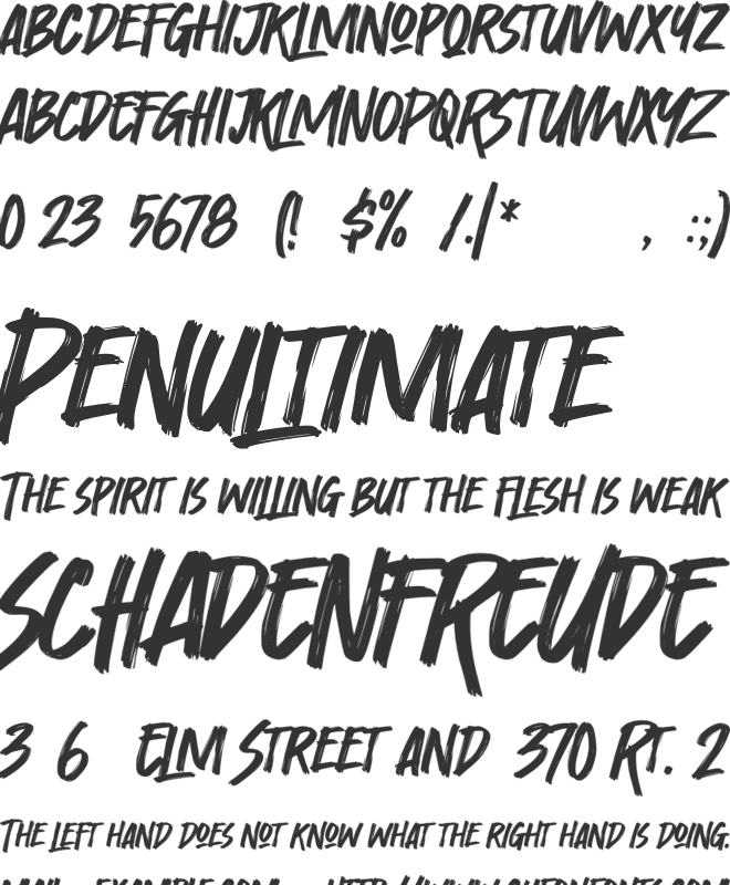 Errorism font preview