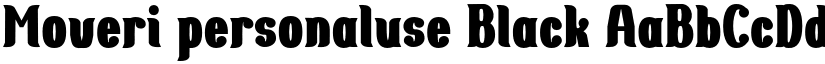 Moveri personaluse Black font