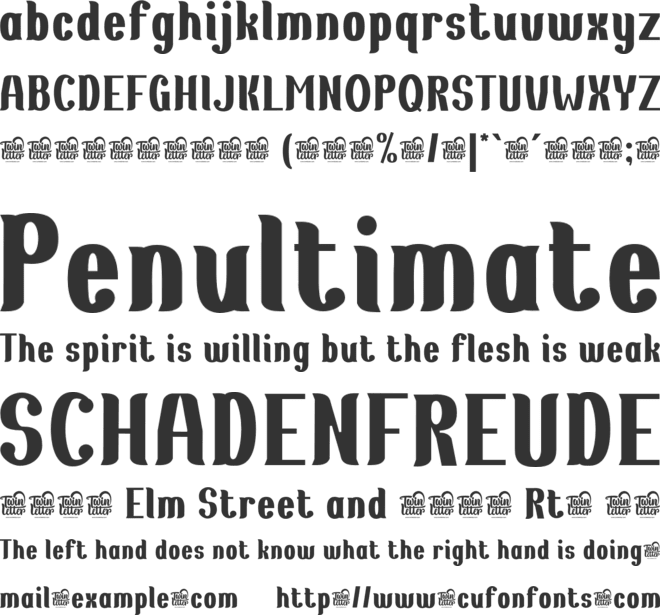 Moveri personaluse font preview