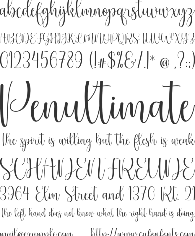 Fabulous font preview