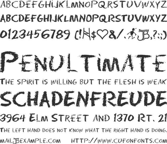 Radium Day-After J font preview