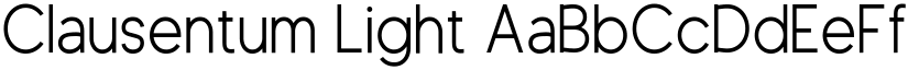 Clausentum Light font