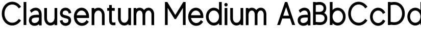 Clausentum Medium font