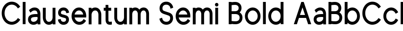 Clausentum Semi Bold font
