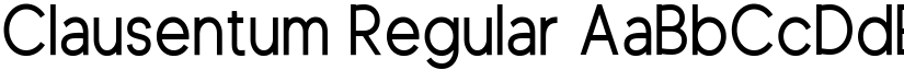 Clausentum Regular font