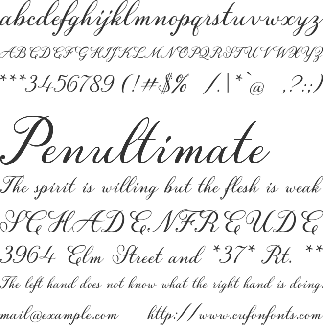 Maseiye font preview