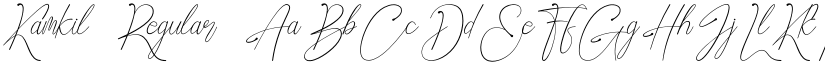 Kamkil font download