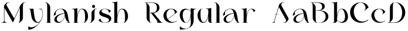 Mylanish Regular font