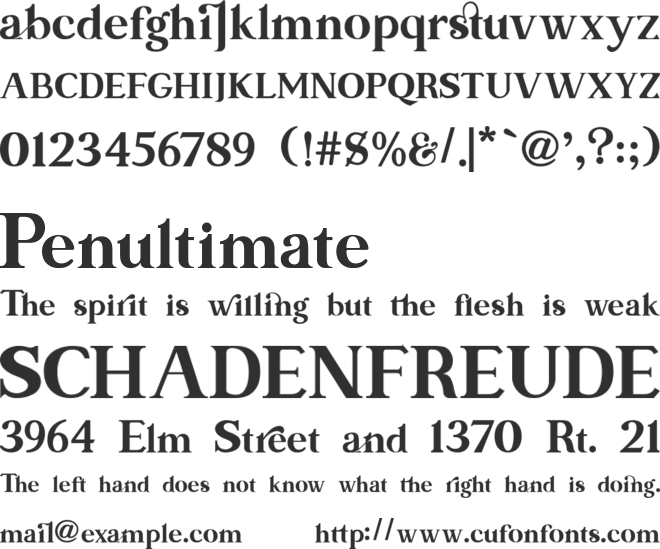linstone font preview