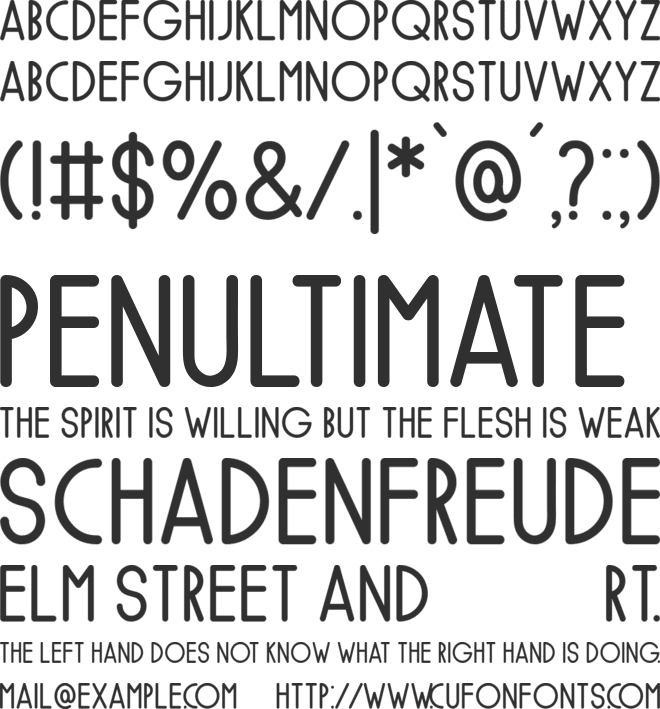 Smiling Dreamer font preview