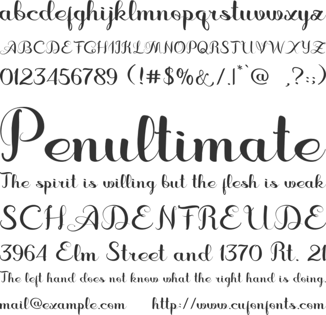 Arsyilla font preview