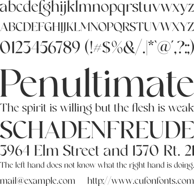 Belgan Aesthetic font preview