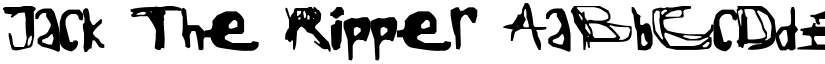 Jack The Ripper font