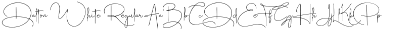 Dalton White Regular font
