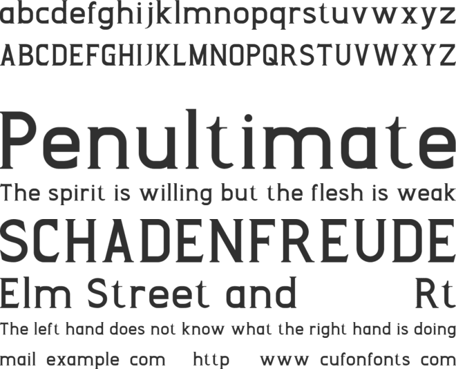BAGUALA font preview