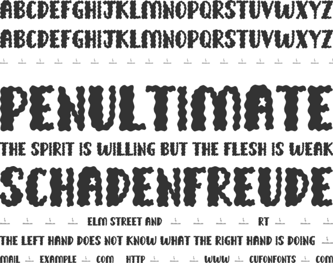 School Books font preview