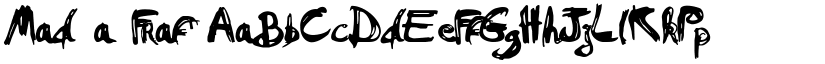 Mad a Fraf font