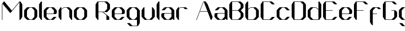 Moleno Regular font