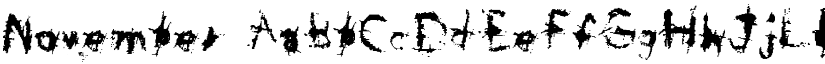 November font