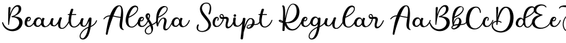Beauty Alesha Script Regular font