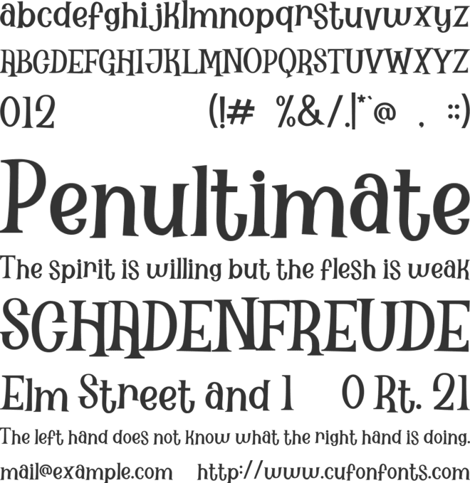 Beauty Alesha Serif font preview