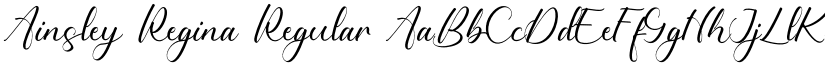 Ainsley Regina Regular font