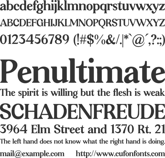 Morfeta Gealmord font preview