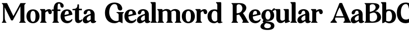 Morfeta Gealmord Regular font