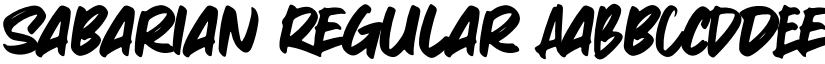 Sabarian font download