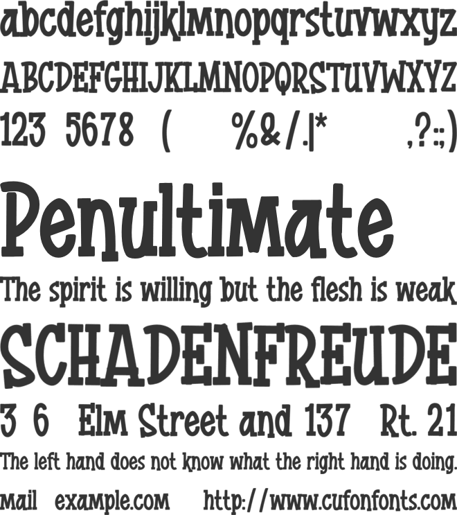 Kopi Arabica font preview